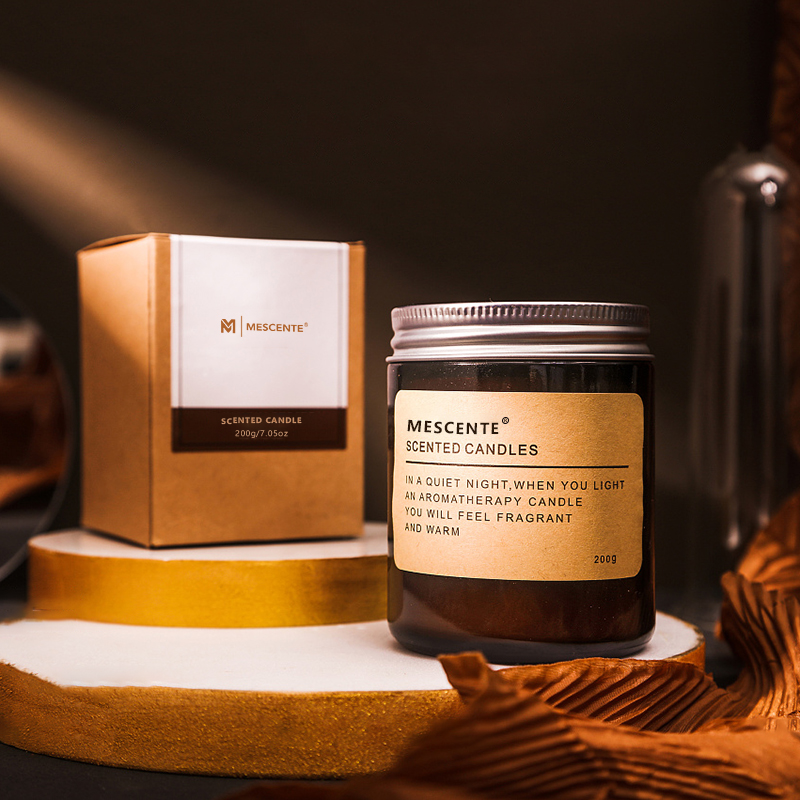 M&Scent Luxury Men Electric Dry Flower Scented Candles With Custom Lables, Scented Paraffin Candle