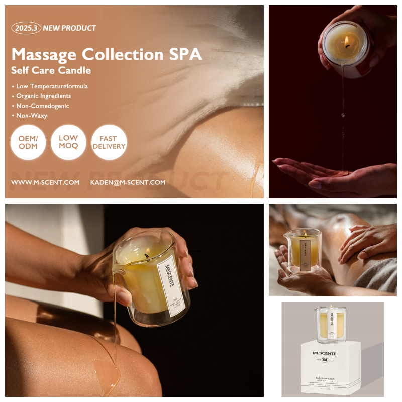 Unlock deep healing of body and mind with warm touch - explore the secret of luxury of essential oil massage candles
