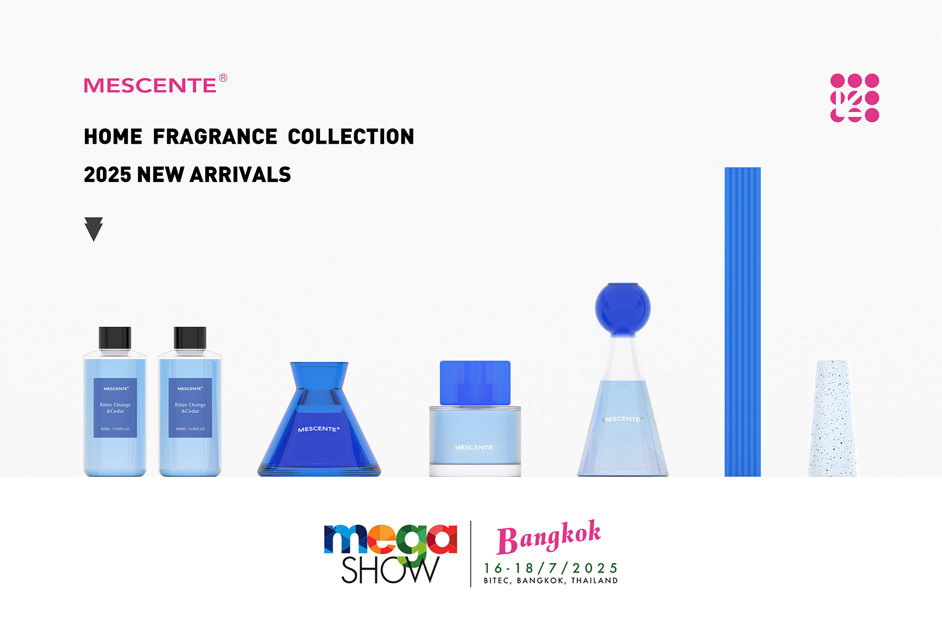 Find Mescente Unique Home Frangrance Product and Exquisite Scents at in MEGAshow Bangkok