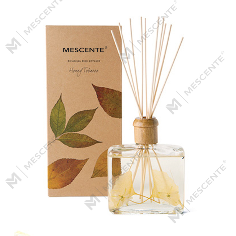 Luxury Flower Sola Wood Aroma Reed Diffuser With Box