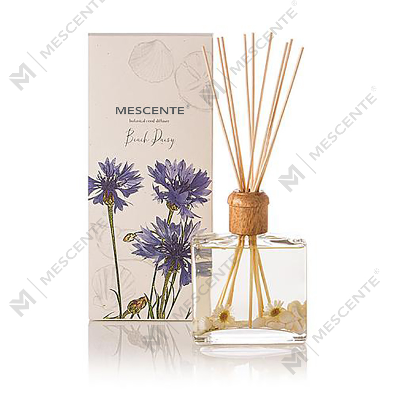 Luxury Flower Sola Wood Aroma Reed Diffuser With Box