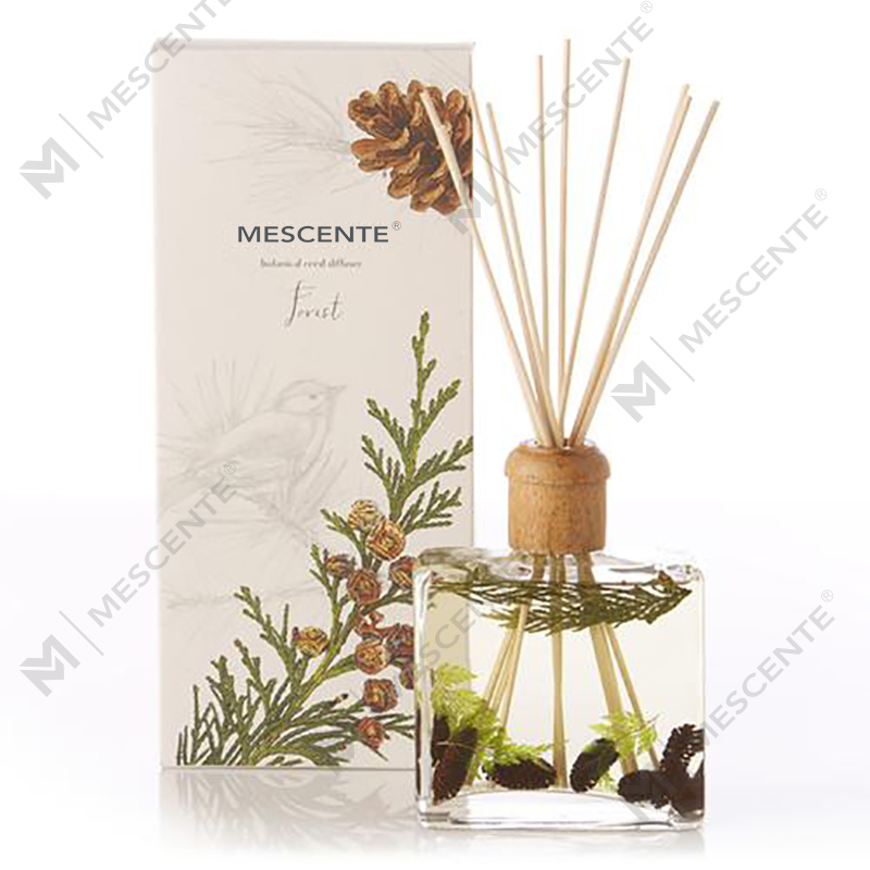 Luxury Flower Sola Wood Aroma Reed Diffuser With Box