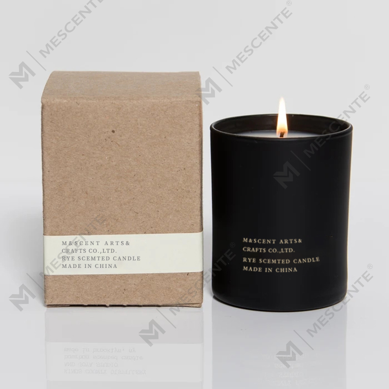 Large White Wood Wick Aromatherapy Scented Essential Oil Candles