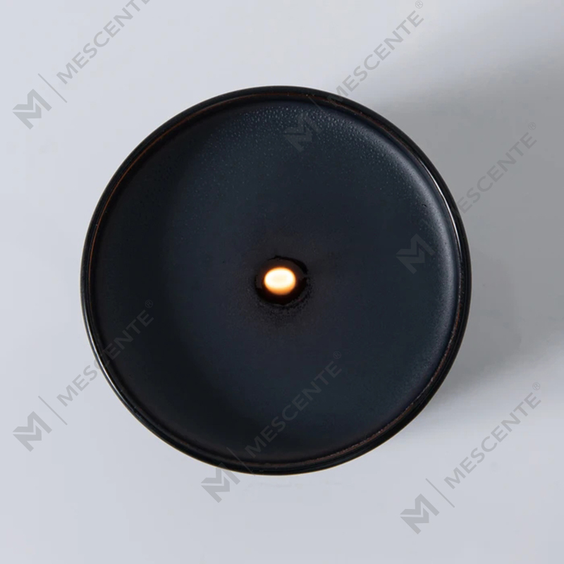 Luxury Black Unique Jars Wedding Decorative Scented Soy Candles With Crystals