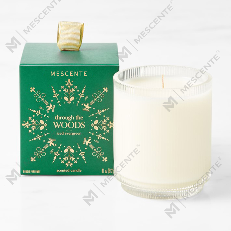 M&Scent Custom Made Logo Homemade Organic Clarity Scented Soy Candles Private Label In Glass Jar