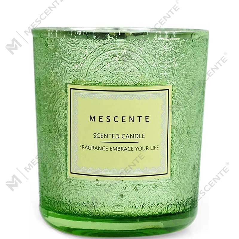 Wholesale Personalized Manufacturers Luxury Home Decor Gift Packaging Color Jar Wax Scented Candle With Dried Flowers