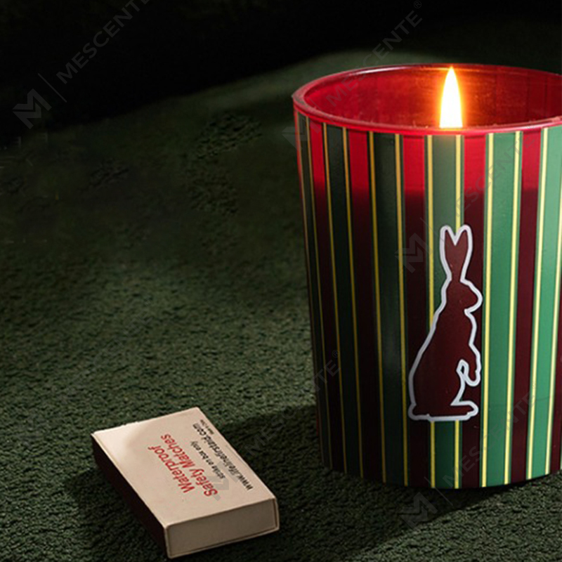M&Scent wholesale custom luxury home fragrance glass jars scented soy wax candles