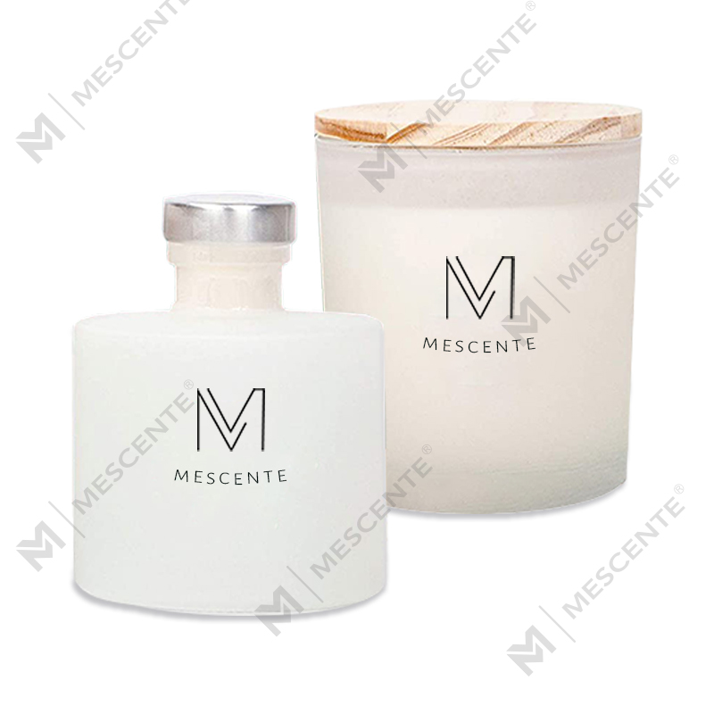 M&Scent Luxury Personalised Private Label Autumn Decor Aroma Scented Soy Candles Reed Diffuser Gift Set