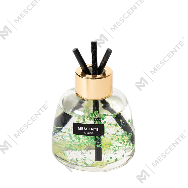 Mini White Bottle Flower Perfume Aroma Reed Diffuser Oil, Fragrance Thailand Reed Diffuser Gift Set