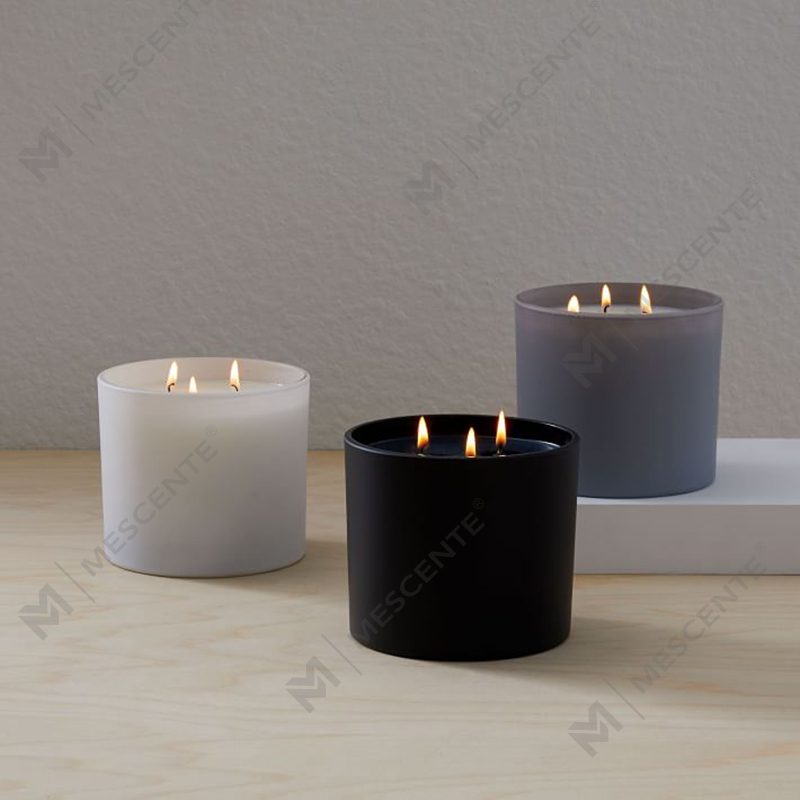 M&SCENT Natural Christmas Widely Used Glass Jar Scented Soy Wax Candle with Folding Box