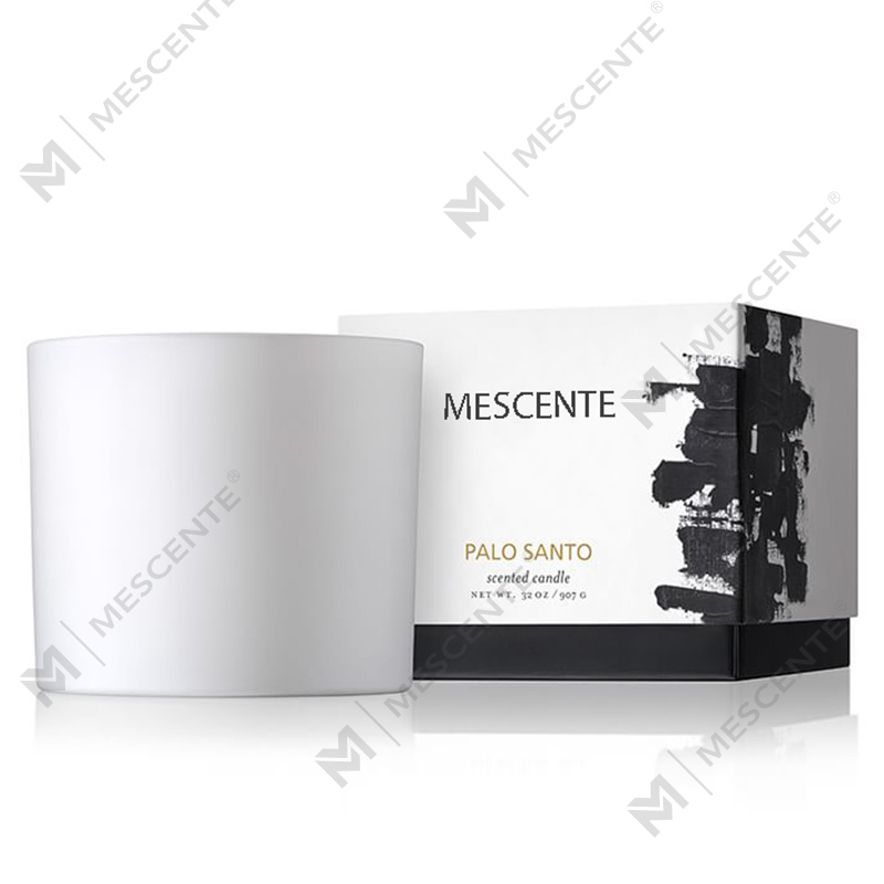 M&SCENT Natural Christmas Widely Used Glass Jar Scented Soy Wax Candle with Folding Box