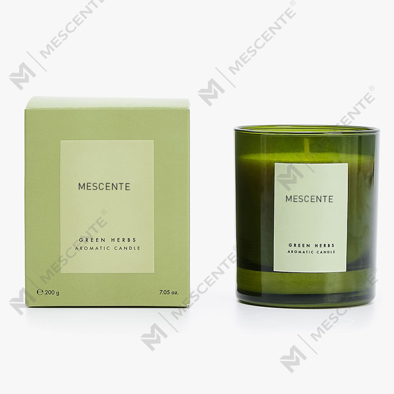 Mescente wholesale private label cheap personalised bulk wine scented candles scented soy candle in jar with lid