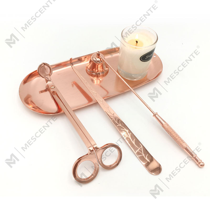 Mescente 4 In 1 Candle Snuffer Wick Trimmer Dipper Set A99133-3		