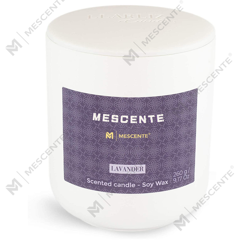 M&Scent Mason Jar Mini Soy Based Candles, Luxury Packaging Marble Candle Soy Wax