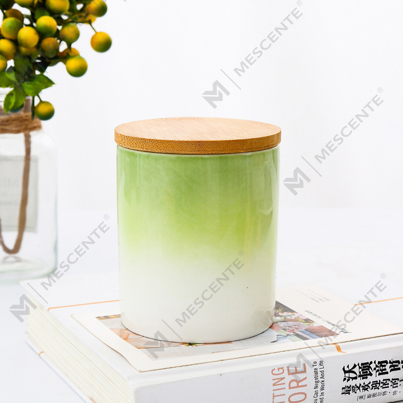 M&Scent Private Label Home Decoration Custom Scented Candles In Ceramic Candle Jars