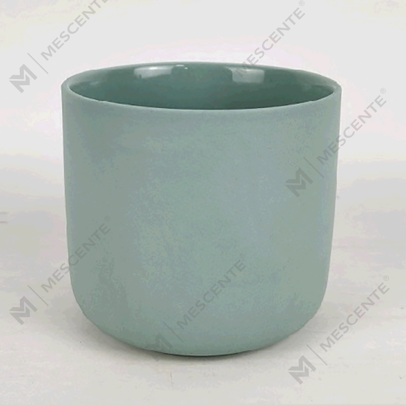 M&Scent Wholesale Custom Modern Large 3 Wick Silver White Frosted Christmas Candle Jar With Bamboo Lid