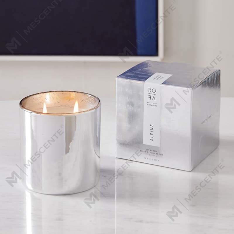 Luxury Custom Private Label Alpine Silver Scent Candles