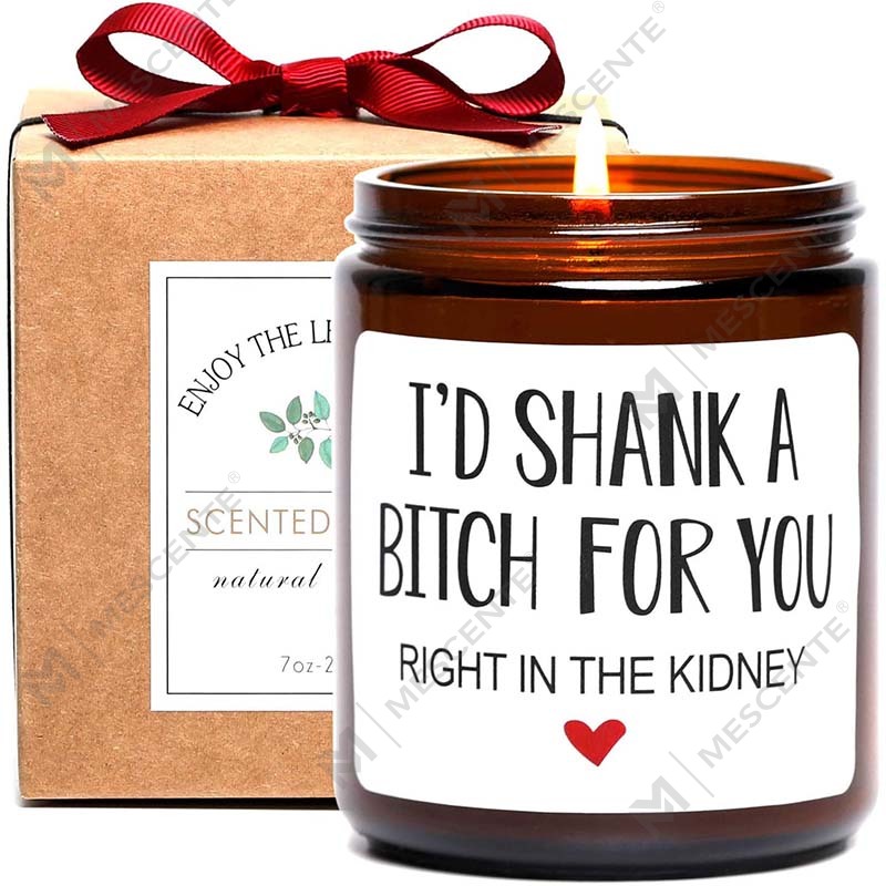 M&Scent 100% Natural Wax Christmas Scented Candle for Home Gift Set, Scented Candle In Glass Jar With Metal Lid