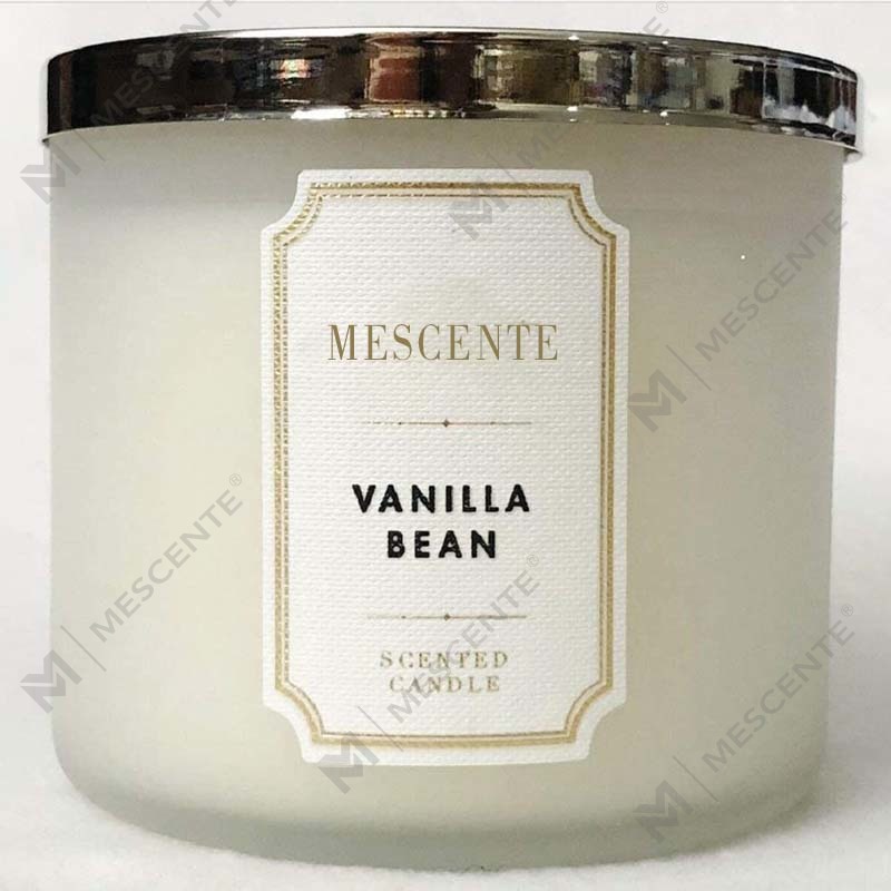 M&Scent Hand Made 3 Wick Natural Jasmine Scented Soy Wax Candle Gift, Private Label Aromatherapy Crystal Candles