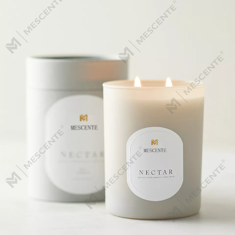 Meditation Non-Toxic Stones Herb Hand Poured Natural Scented Soy Wax Crystal Candles