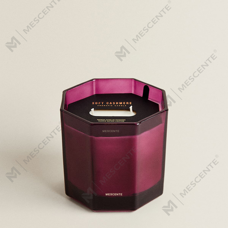 M&Scent Luxury Christmas Scented Candles Aromatherapy Aroma Soy Wax Candles in Black Glass Jar Gift Box