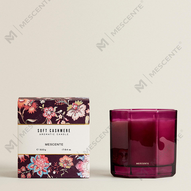 M&Scent Luxury Christmas Scented Candles Aromatherapy Aroma Soy Wax Candles in Black Glass Jar Gift Box