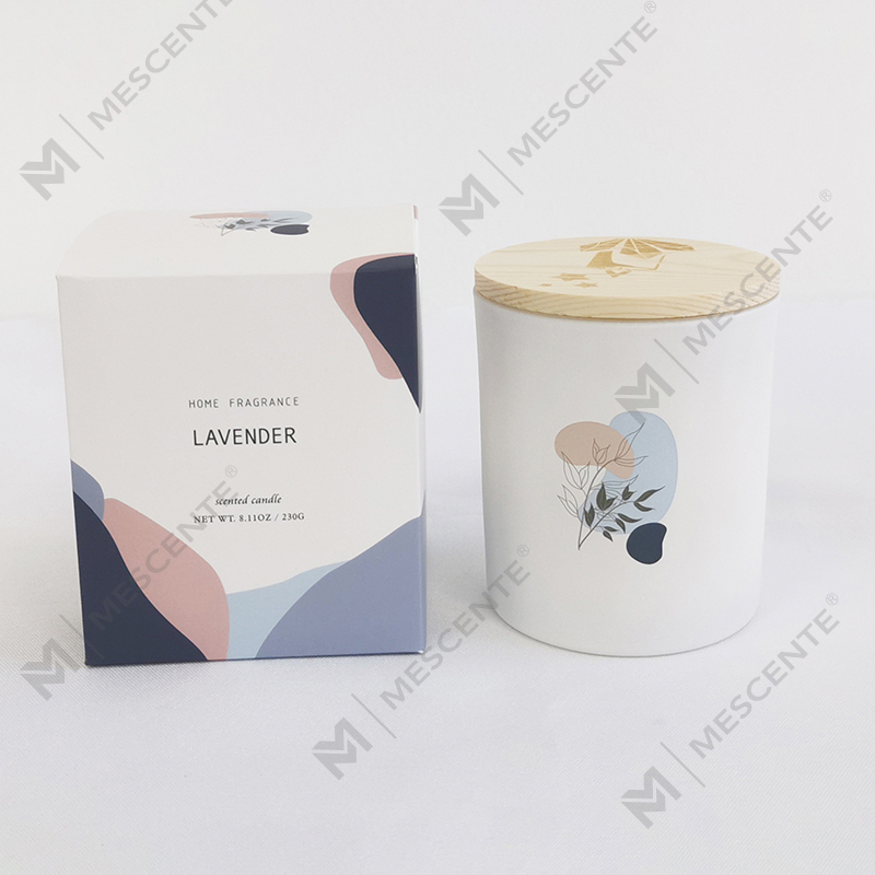 M&Scent Multiple 100% Natural Aroma Scented Soy Candles in Glass Jar With Lid