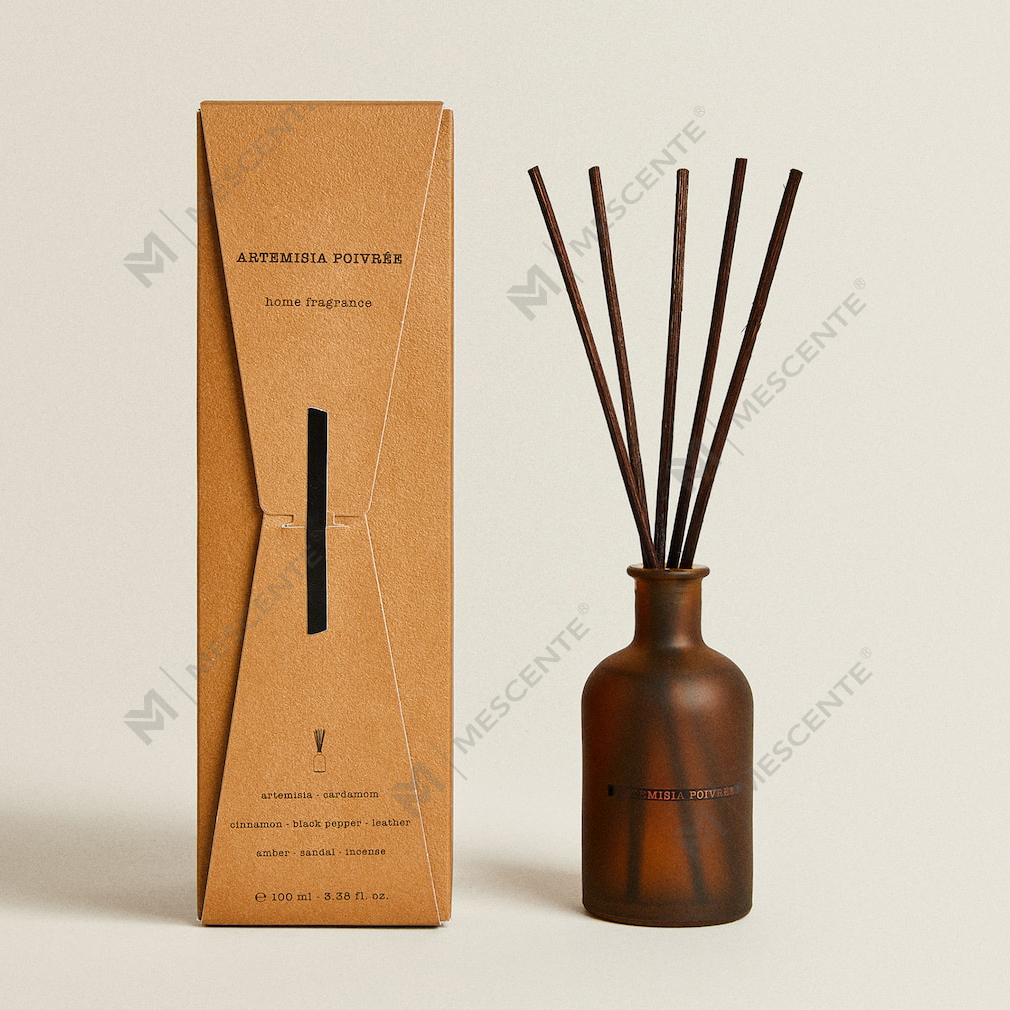 Luxury Large Black Frosted Bottle 50ml 300ml Dried Flower Floral Aroma Essential Oil Reed Diffuser Oil Set Bulk