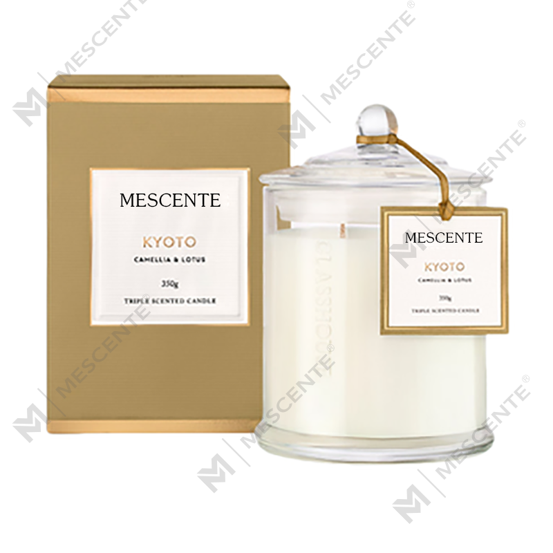 M&Scent Wholesale Luxury Custom Private Label Christmas Domed Jar Scented Soy Candles With Lid